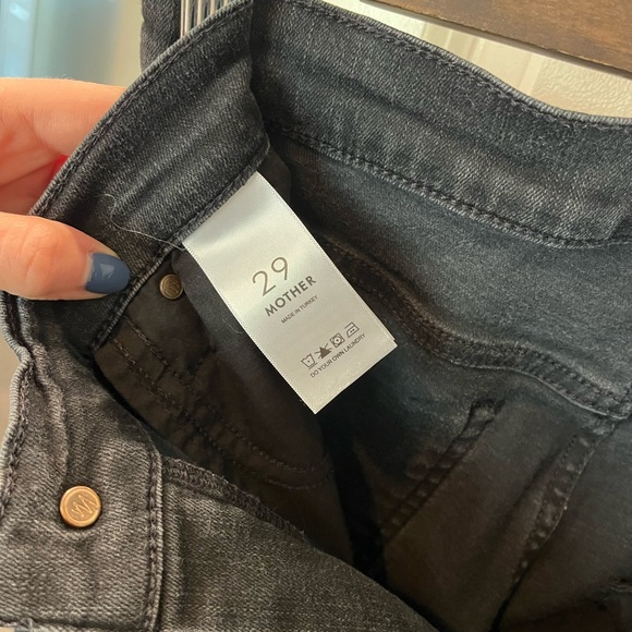 MOTHER Jeans Black Crop Flare size 29 - Picture 4 of 8